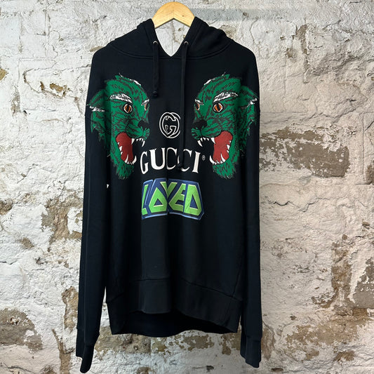Gucci Tiger Loved Hoodie Black Sz L