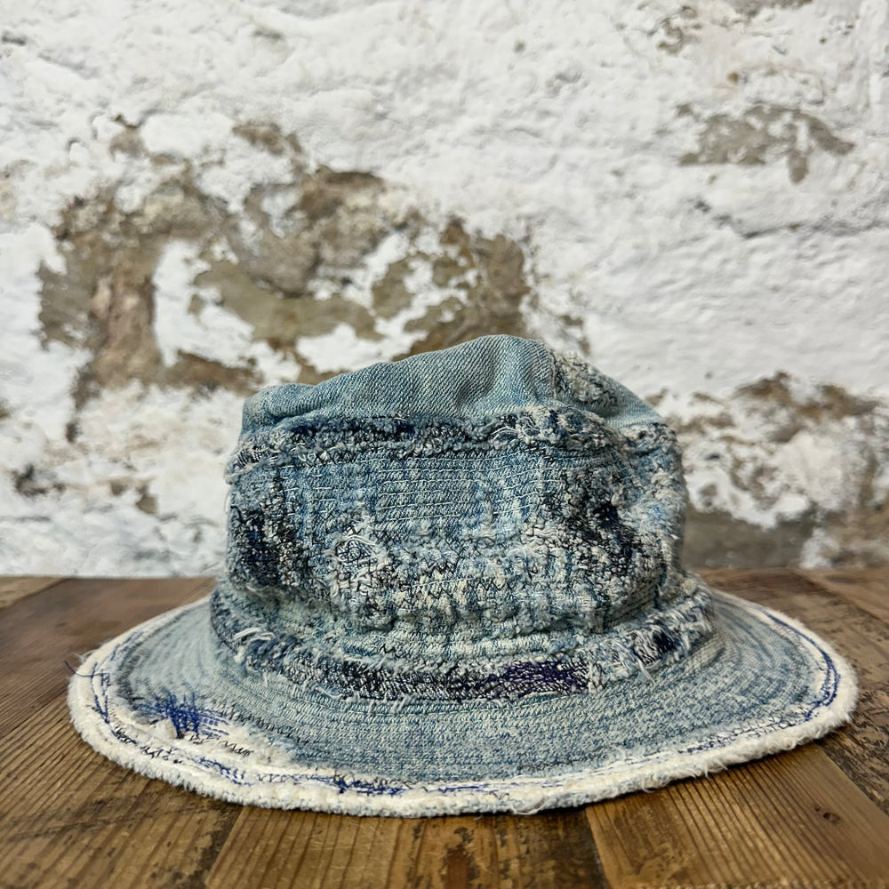 Kapital Old Man and the Sea Denim Bucket Hat