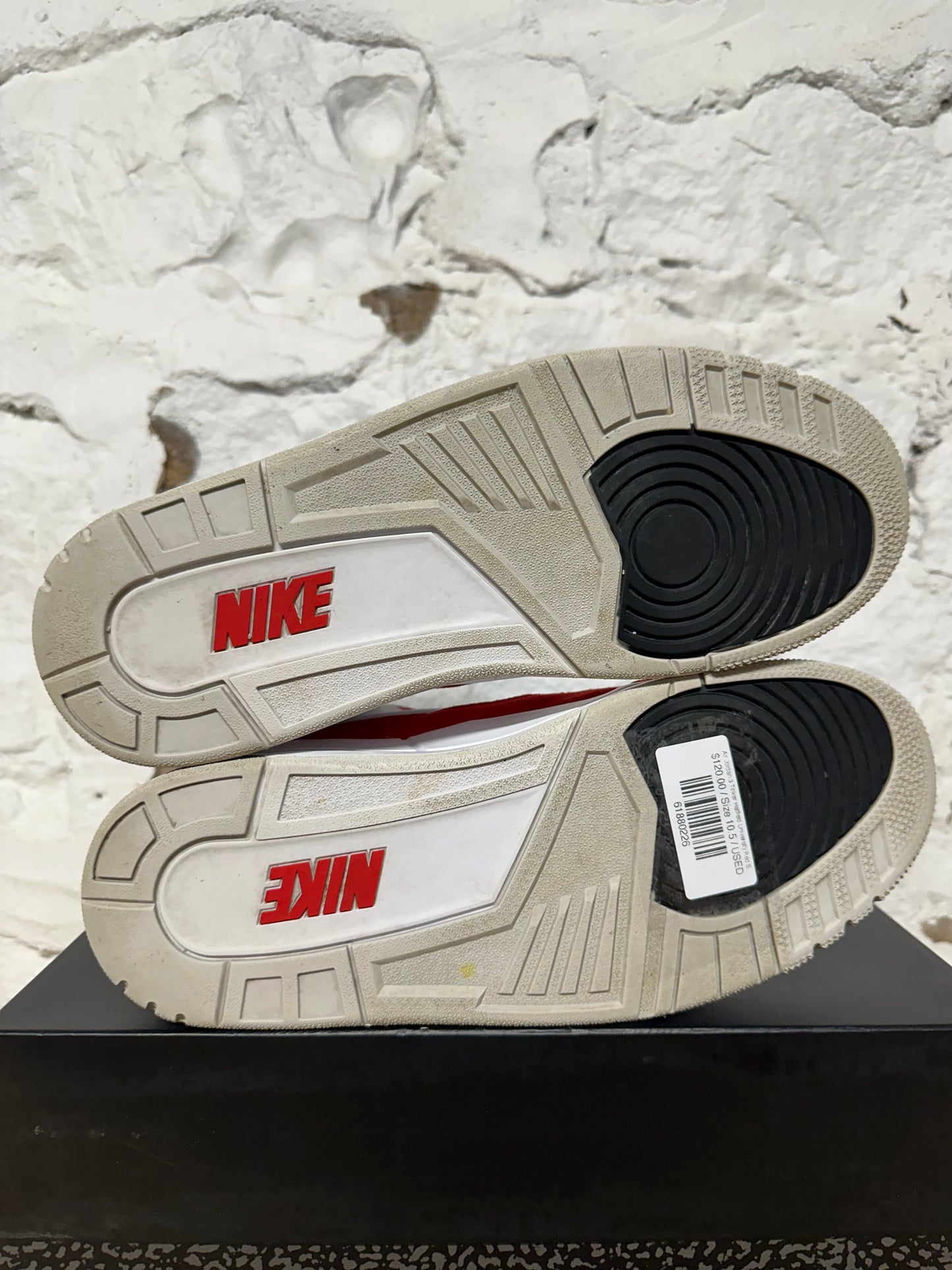 Air Jordan 3 Tinker Hatfield University Red Sz 10.5