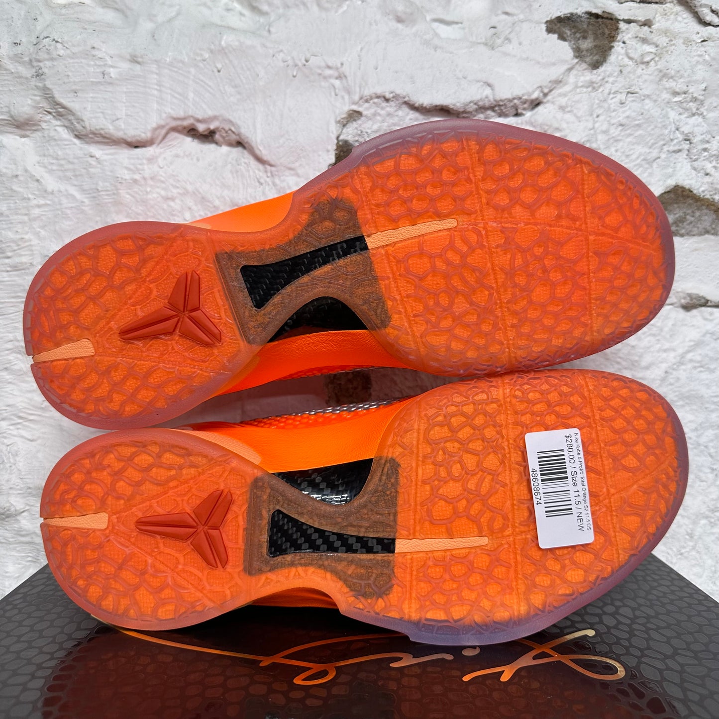 Nike Kobe 6 Protro Total Orange Sz 11.5 DS