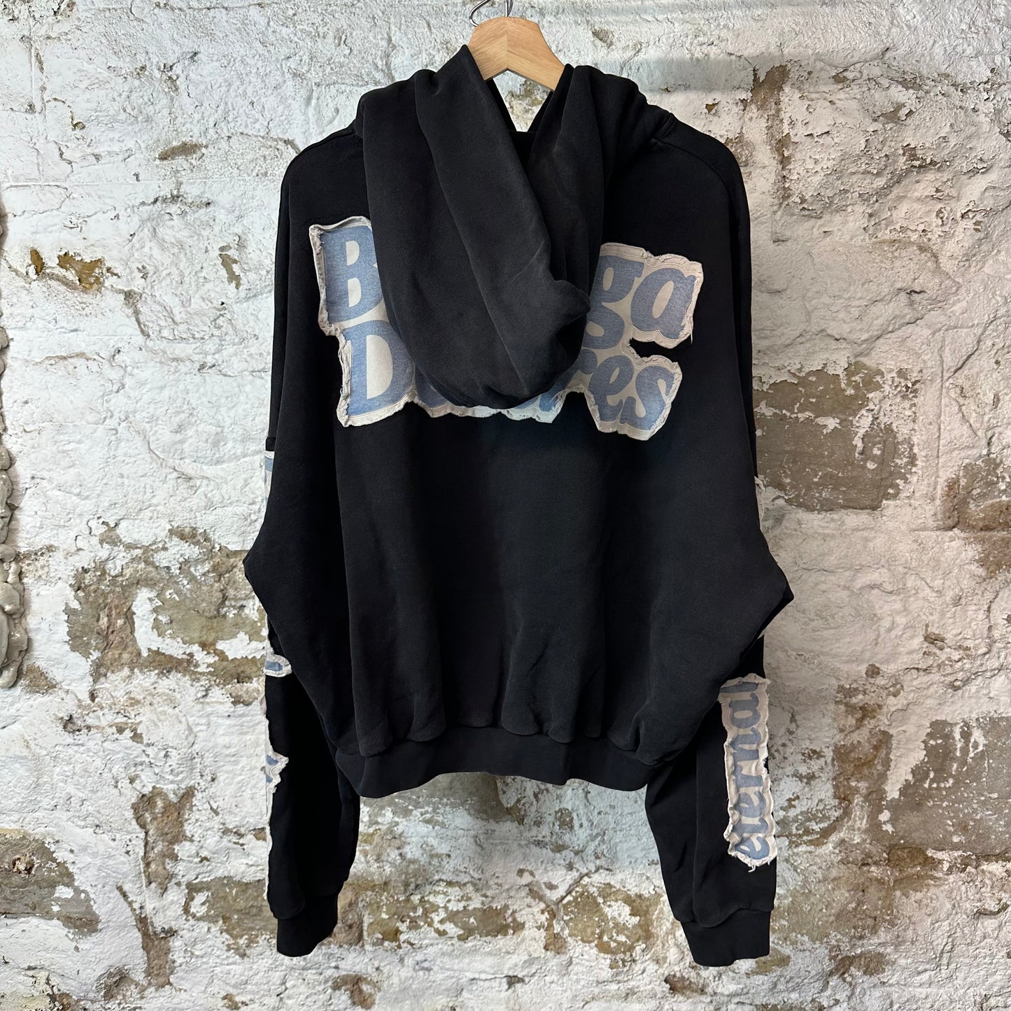 Bottega Desires Eternal Black Hoodie Sz M