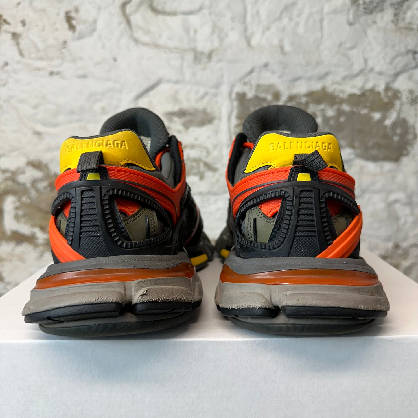 Balenciaga Track 2 Orange Yellow Black Sneaker Sz 9 (42)
