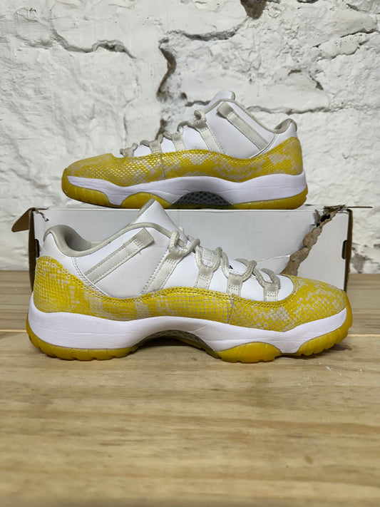 Air Jordan 11 Low Yellow Snakeskin Sz 8.5 (10W)