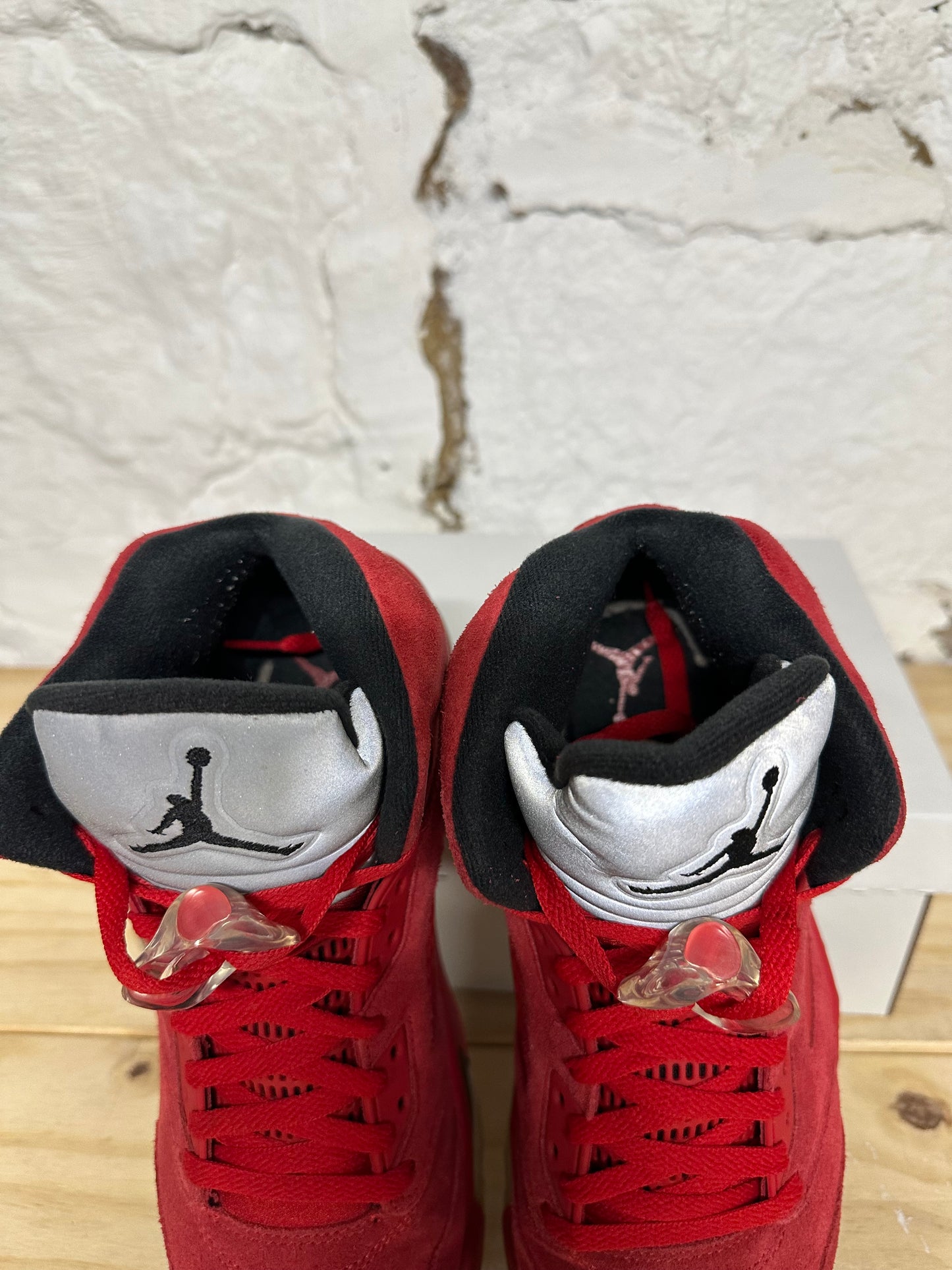 Air Jordan 5 Red Suede Sz 11