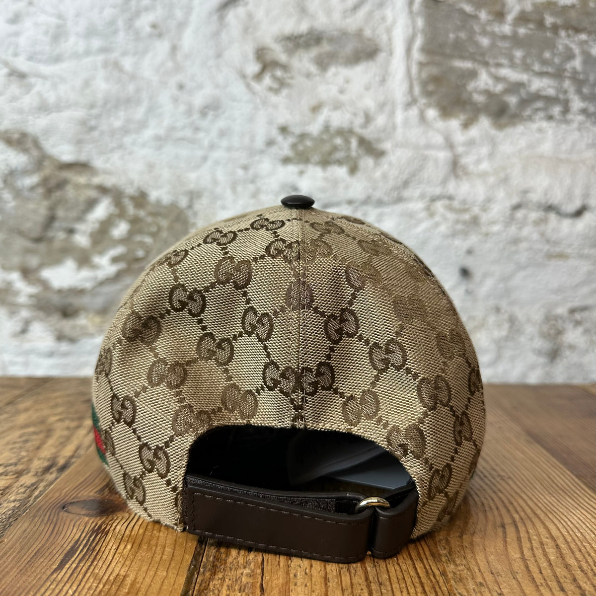 Gucci Beige GG Monogram Hat Sz S