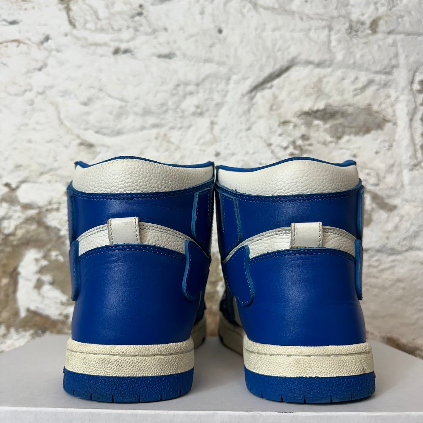 Amiri High Blue Skeleton White Blue Sneaker Sz 9 (42)