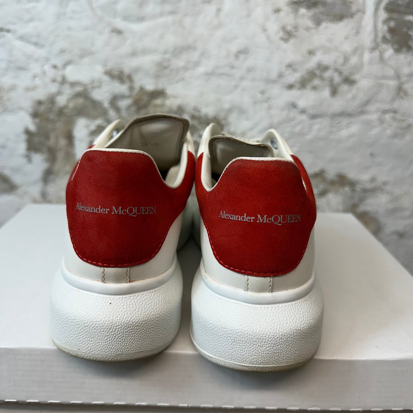 Alexander Mcqueen Red Tab White Sneaker Sz 4.5 (36.5) No Box