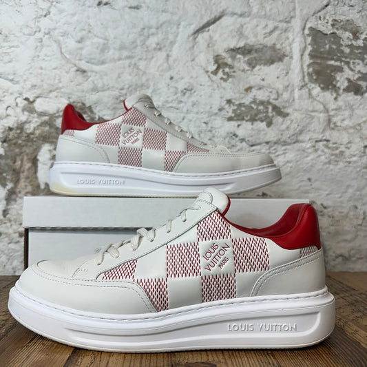 Louis Vuitton Beverly Hill Red White Sneaker Sz 12 (10.5LV)