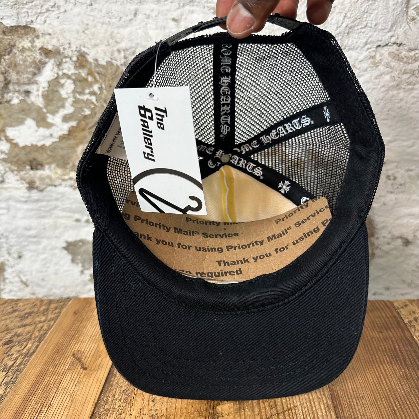 Chrome Hearts Foti Black White Trucker Hat