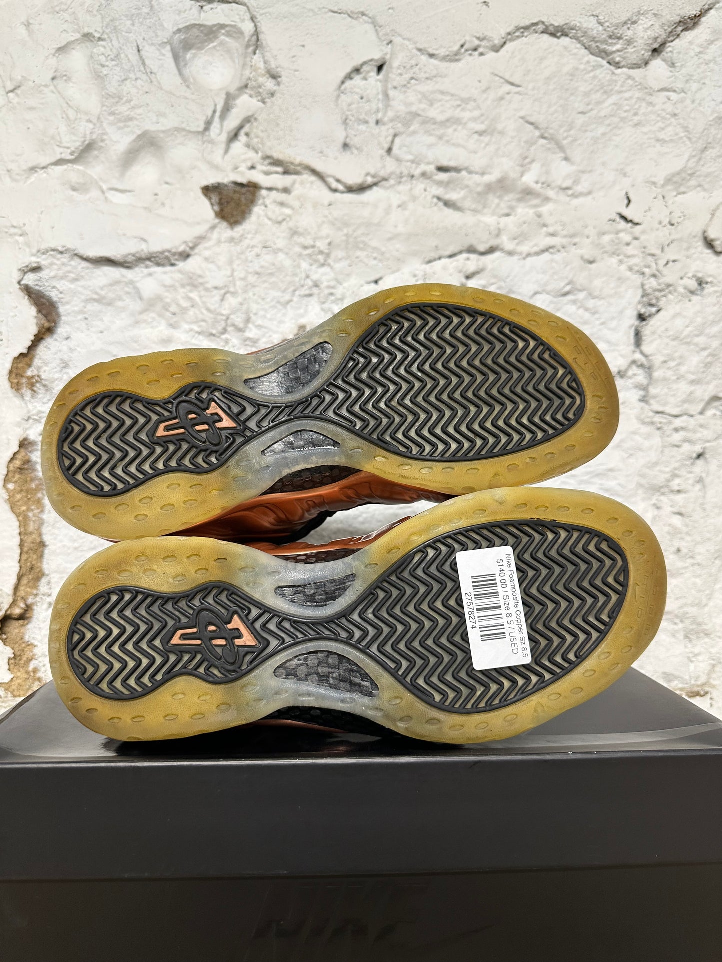 Nike Air Foamposite One Copper Sz 8.5