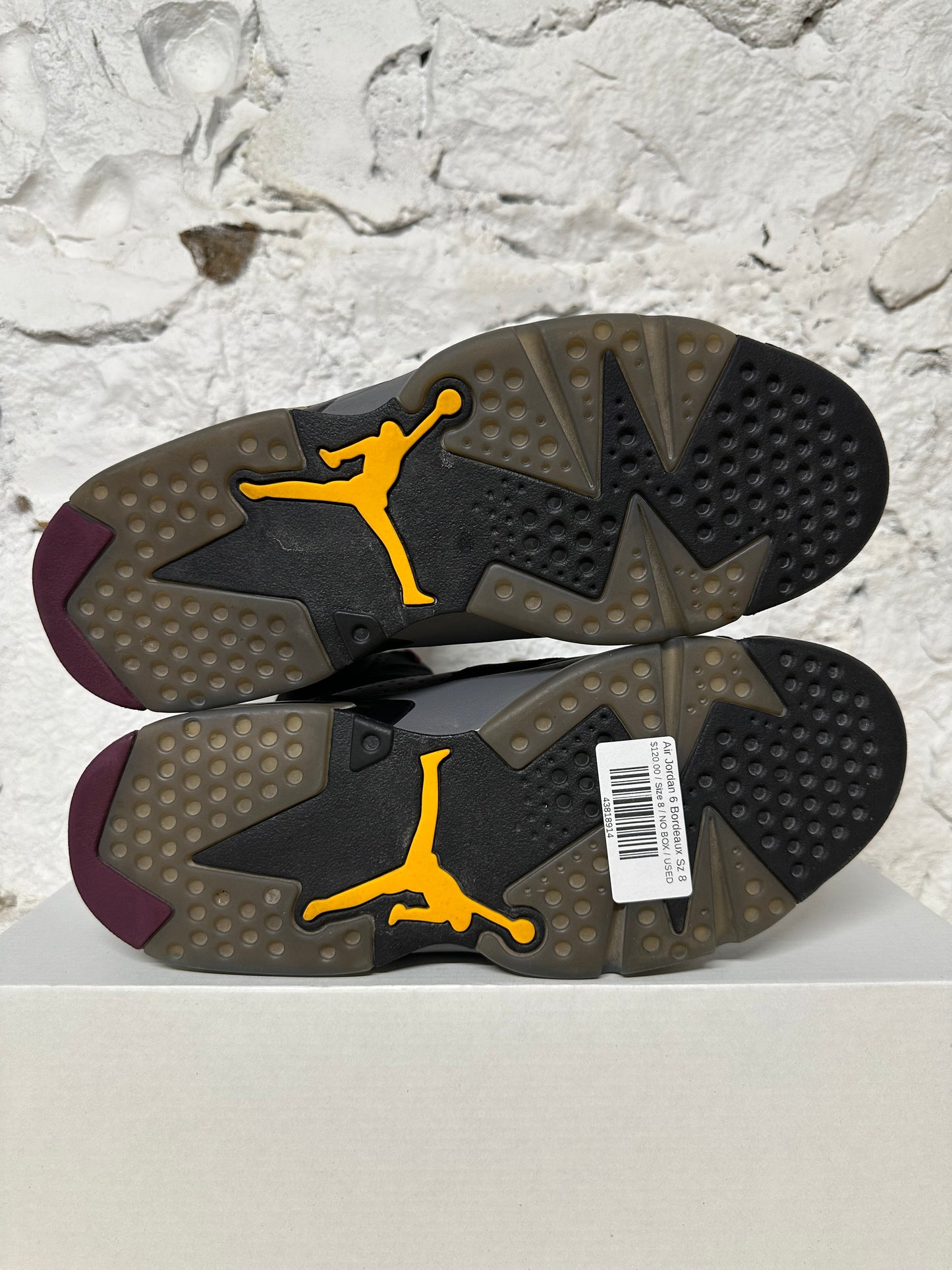 Air Jordan 6 Bordeaux Sz 8