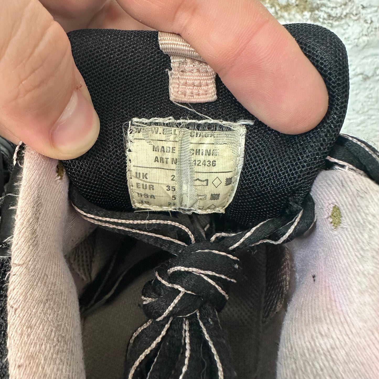 Balenciaga Track Runner Black Pink Sz 4 (35) No Box