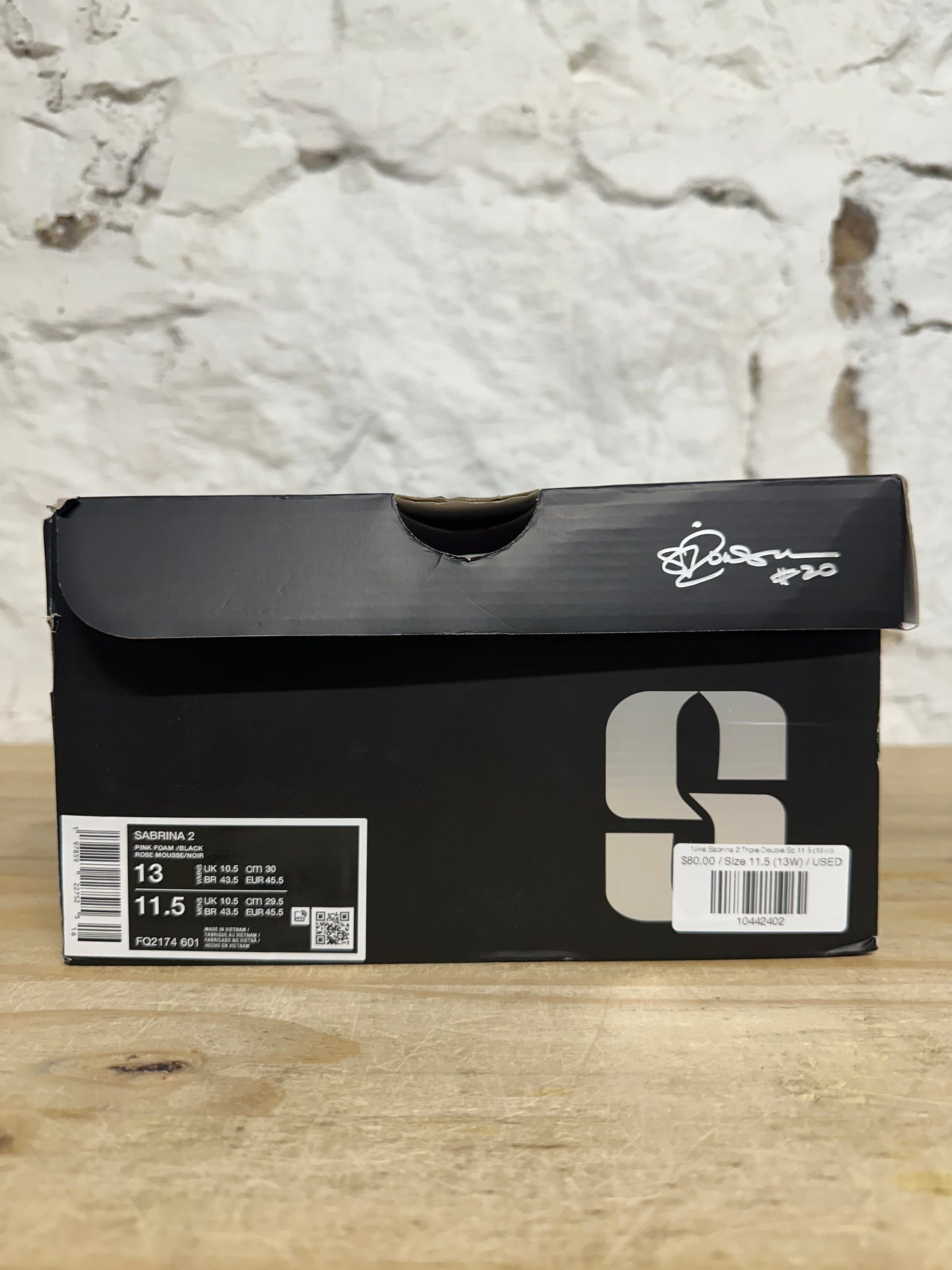Nike Sabrina 2 Triple Double Sz 11.5 (13W)