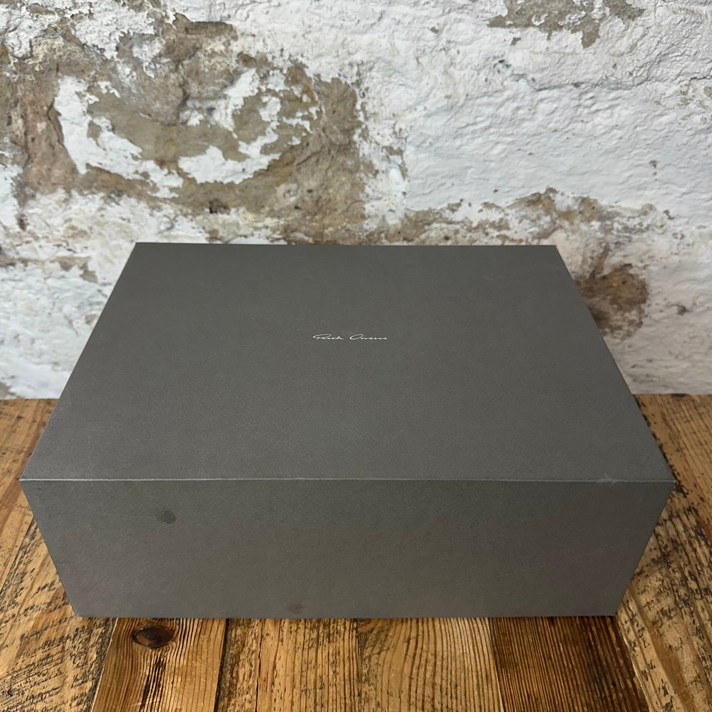 Rick Owens Hollywood Flesh Milk Sneaker Sz 9 (42) DS