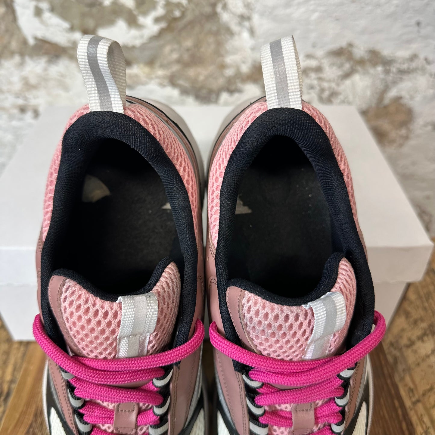 Dior B22 Rust Pink Black White Sneaker Sz 9 (42)