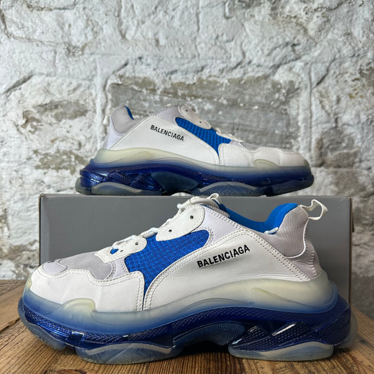 Balenciaga Triple S Blue White Sneaker Sz 14 (47)