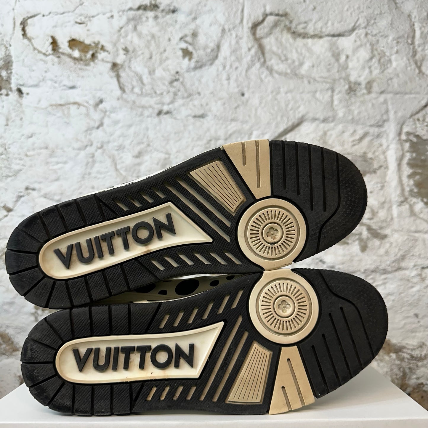 Louis Vuitton Yayoi Kusama Black White Trainer Sz 10(8.5LV) No Box