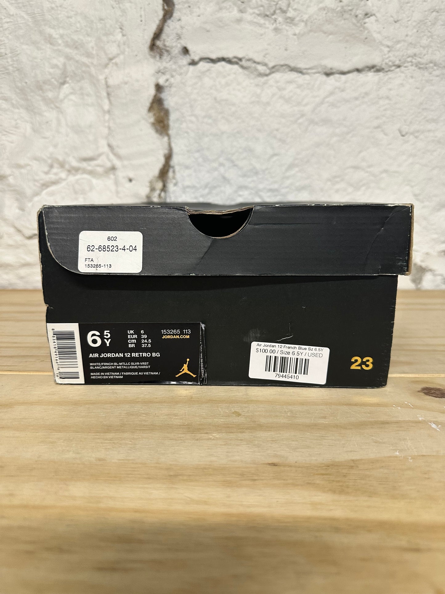 Air Jordan 12 French Blue Sz 6.5Y