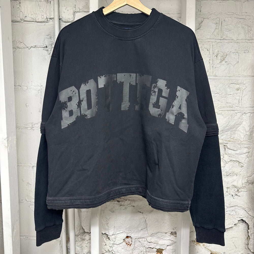 Bottega Desires War Double Layer Thermal Long Sleeve T-Shirt Sz S