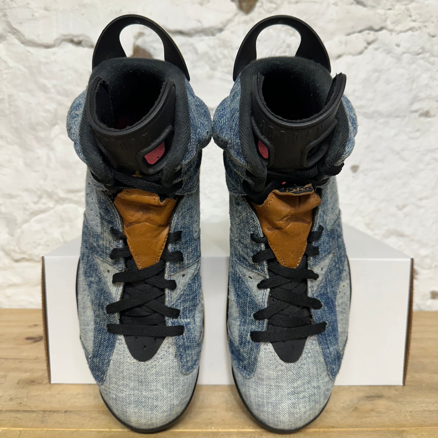 Air Jordan 6 Washed Denim Sz 10