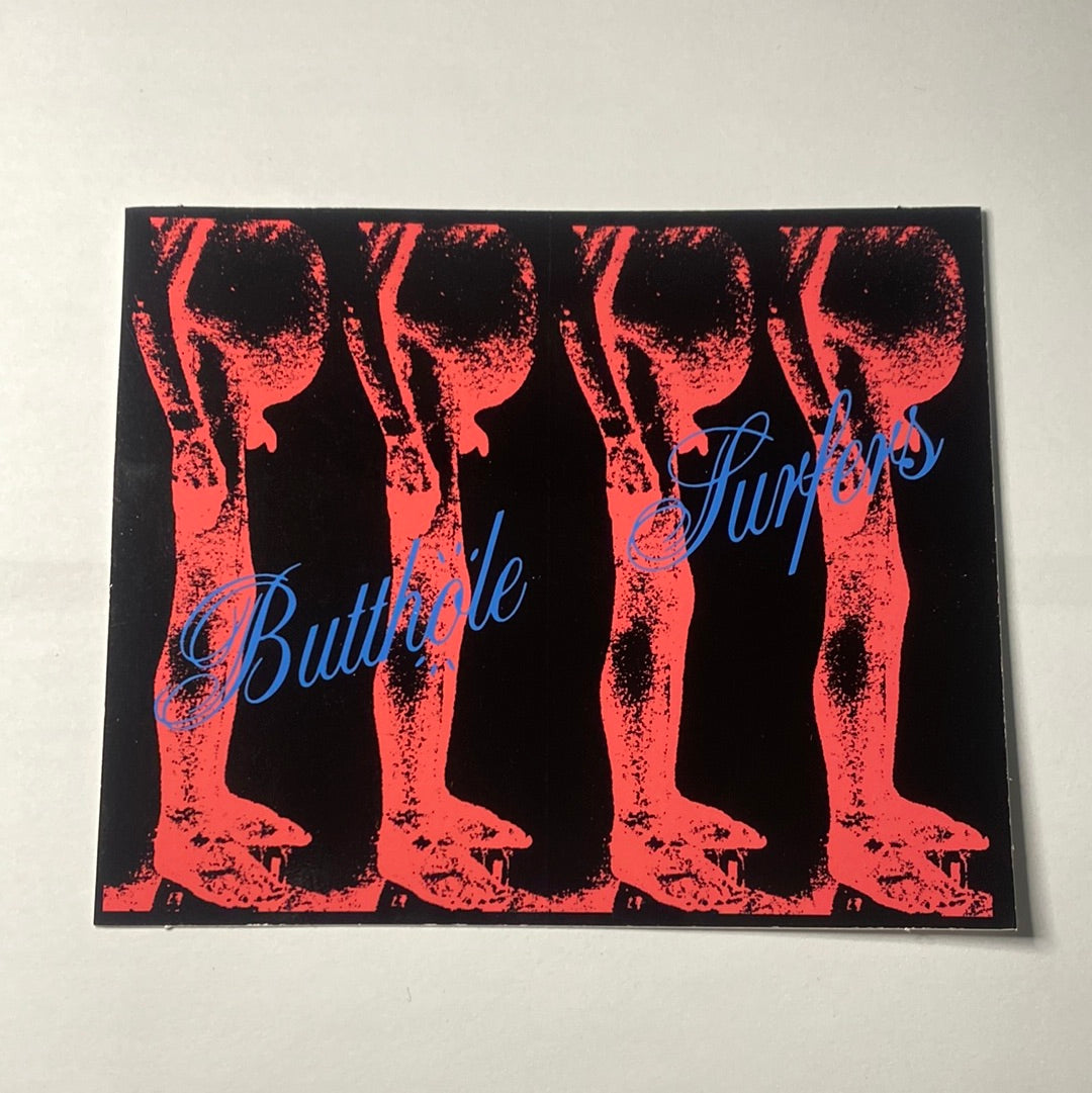 Supreme Butthole Surfers Leg Sticker