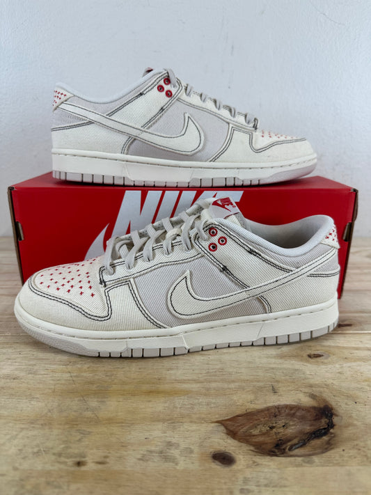 Nike Dunk Low Light Orewood Brown Sashiko Sz 9.5