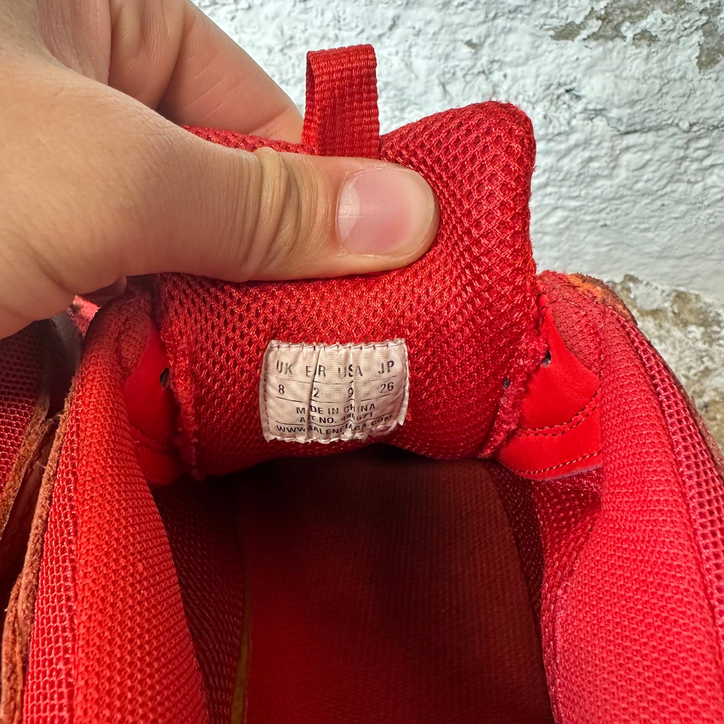 Balenciaga Triple S All Red Sneaker Sz 9 (42)