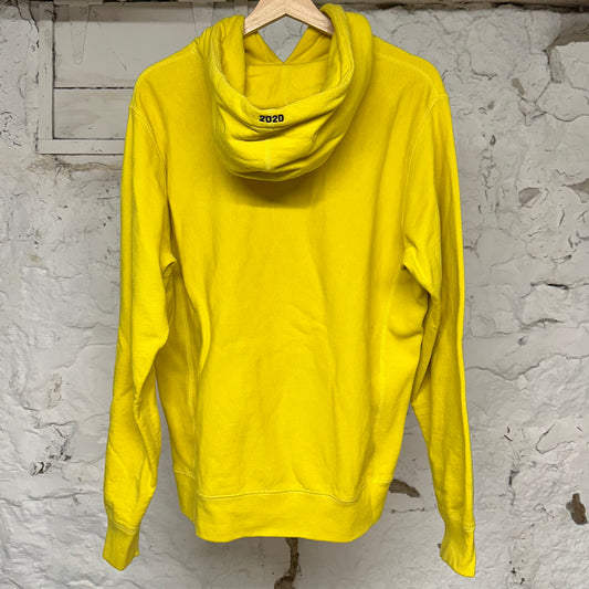 Supreme Motion Logo Yellow Hoodie Sz M
