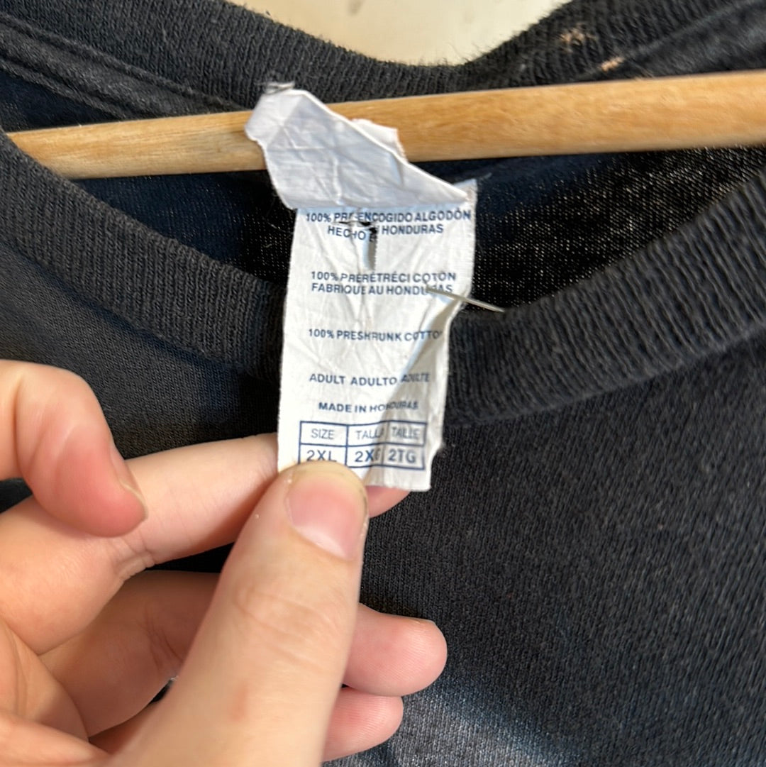 Taz Black Big Logo Tee Sz XXL