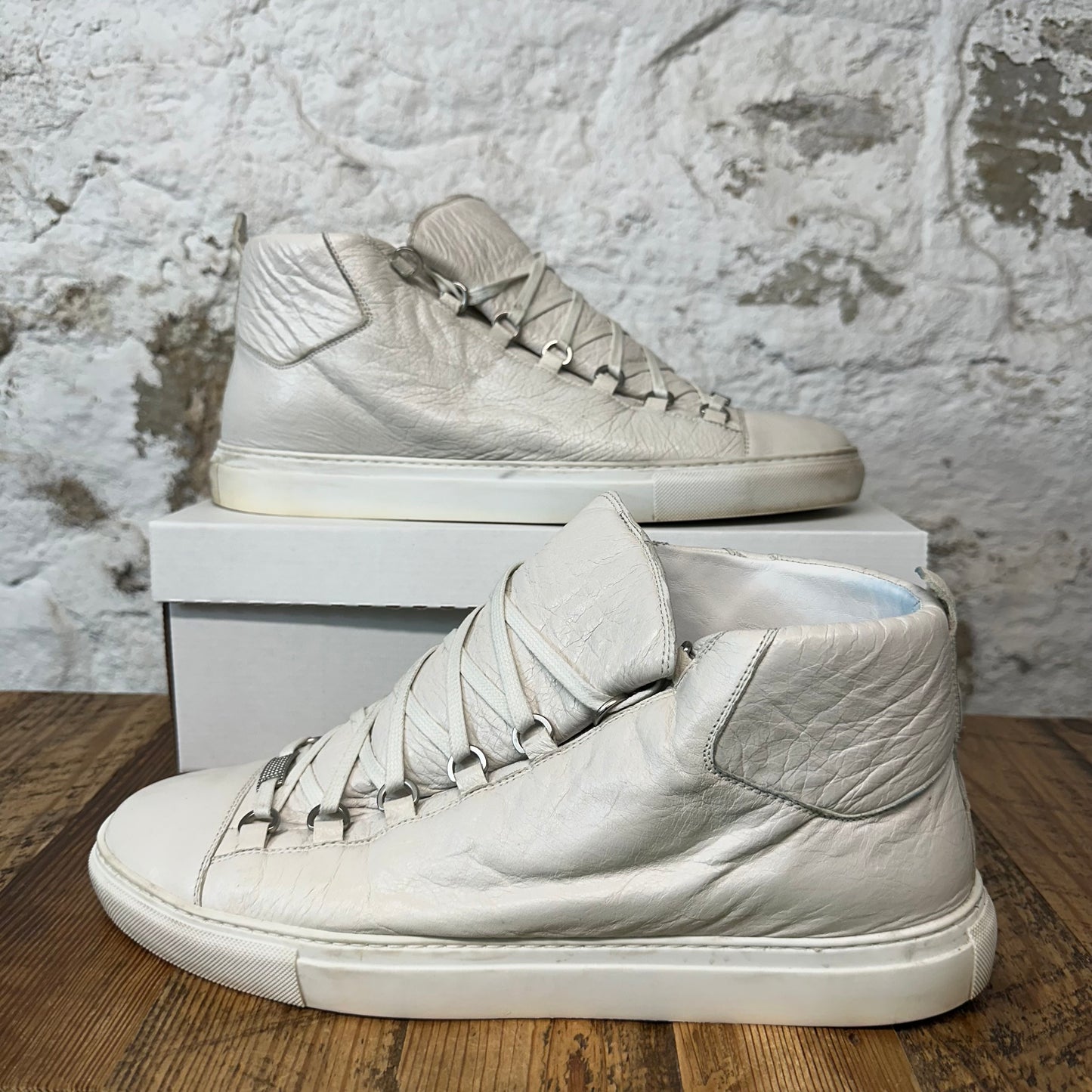 Balenciaga Arena White Sneaker Sz 13 (46) No Box