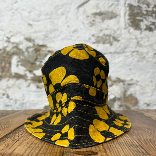Marni Carhartt Black Yellow Bucket Hat