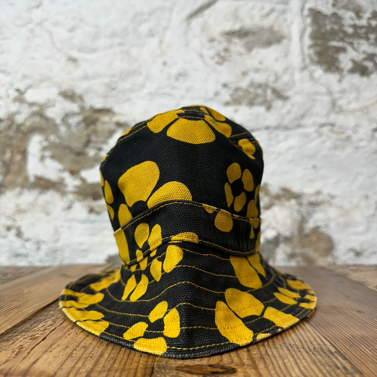 Marni Carhartt Black Yellow Bucket Hat