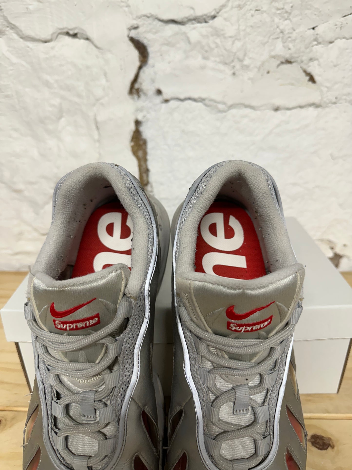Nike Air Max 96 Supreme Silver Sz 12