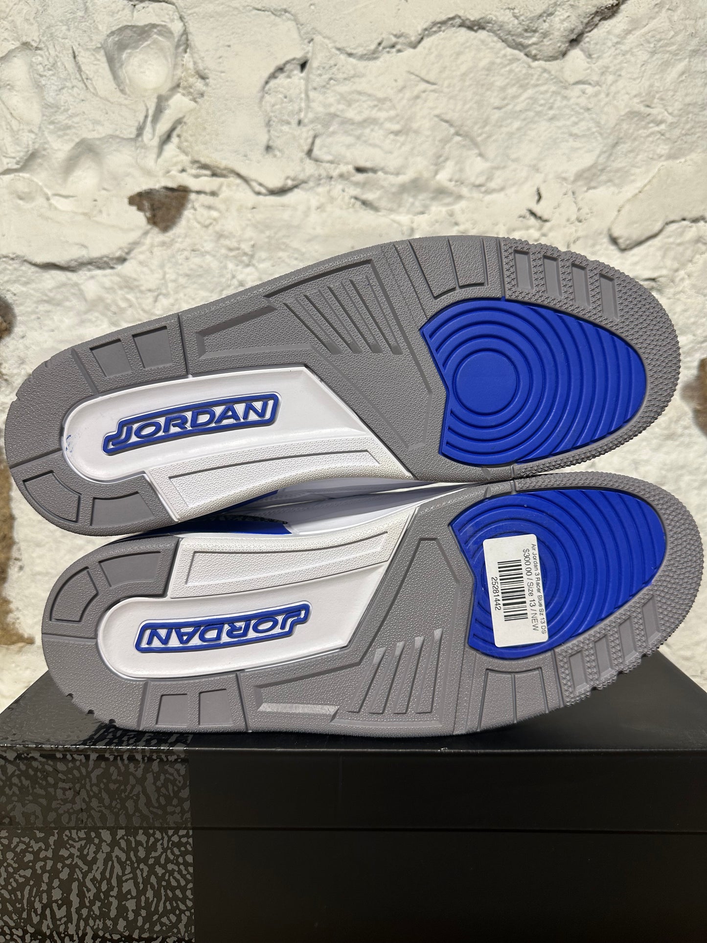 Air Jordan 3 Racer Blue Sz 13 DS