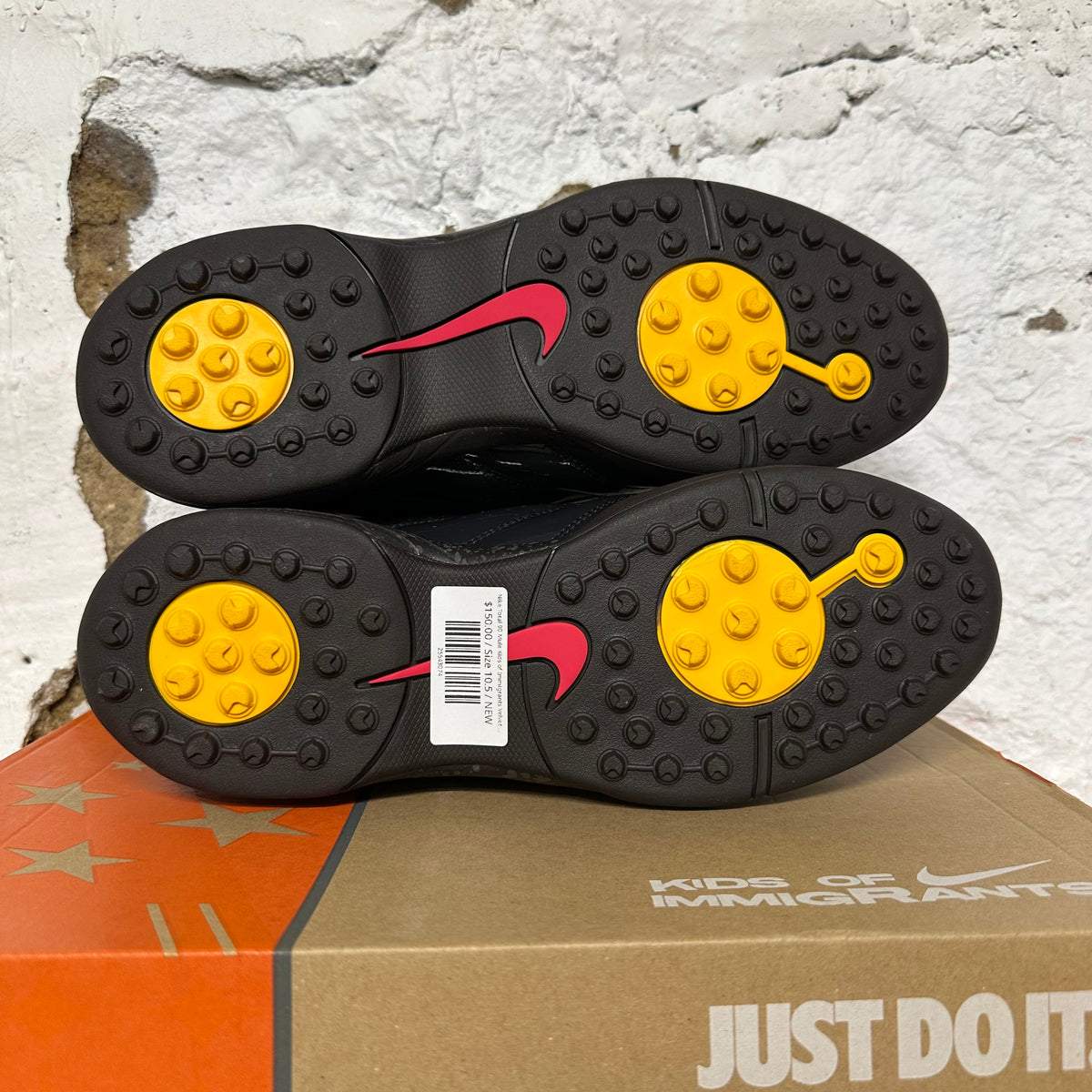 Nike Total 90 Mule Kids of Immigrants Velvet Brown Sz 10.5 DS