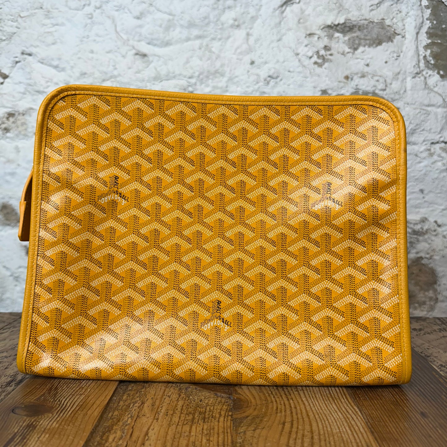 Goyard Jouvence Monogram Yellow Toiletry Bag