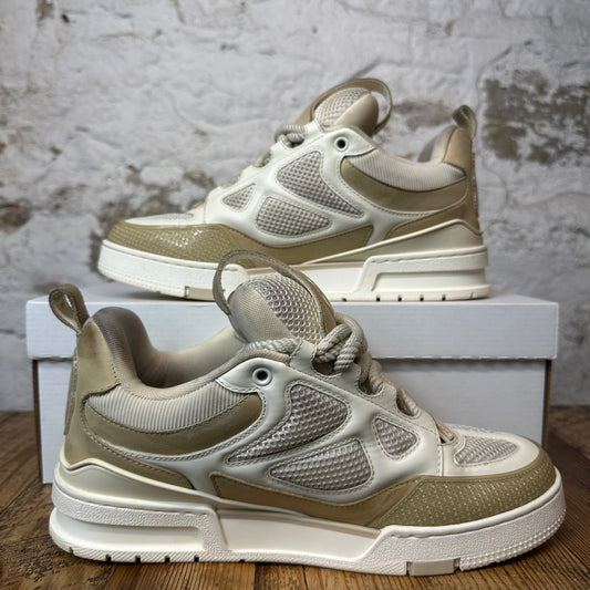 Louis Vuitton Beige Cream Skate Sneaker Sz 9 (7.5LV)
