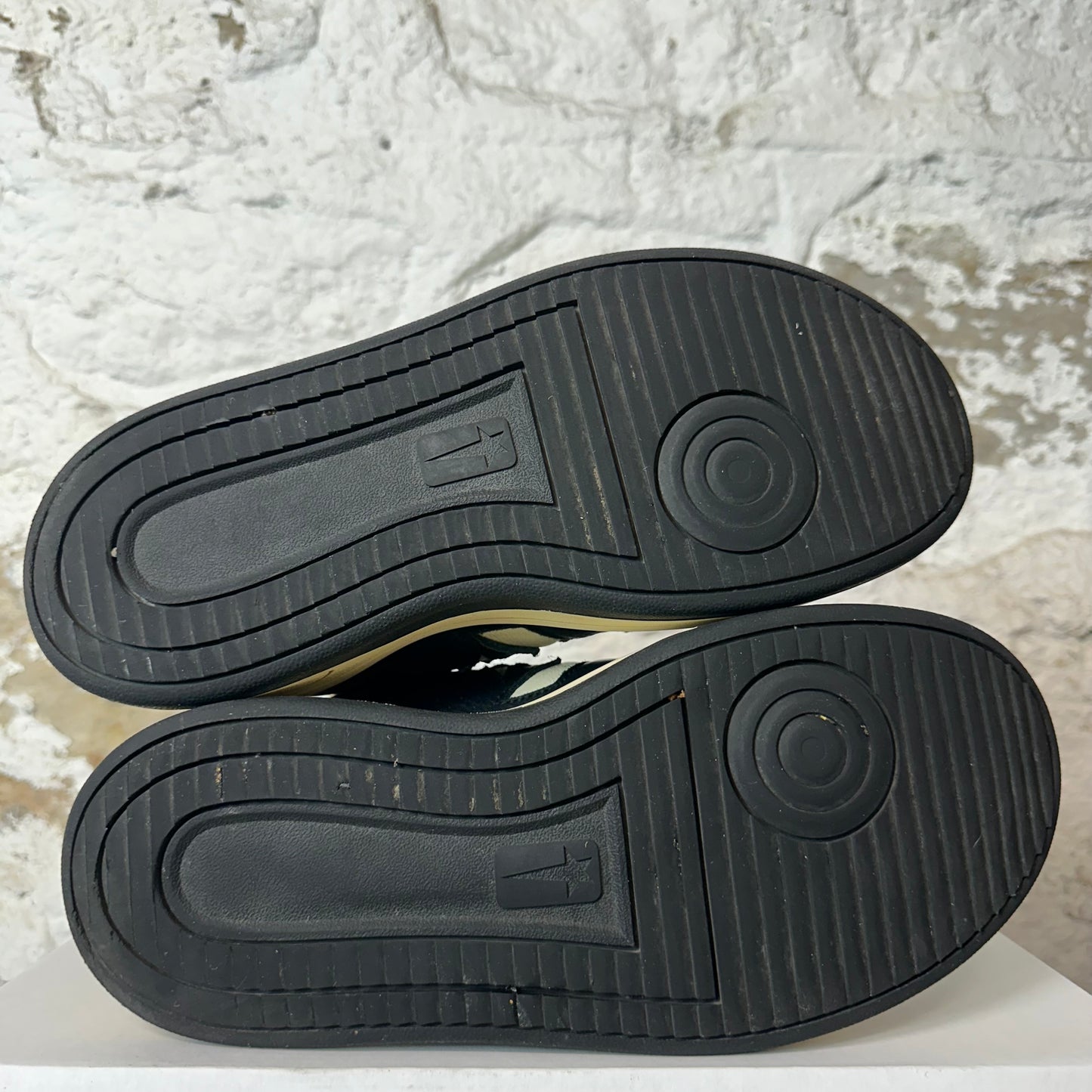 Rick Owens TurboWPN Black Cream Sneaker Sz 8.5