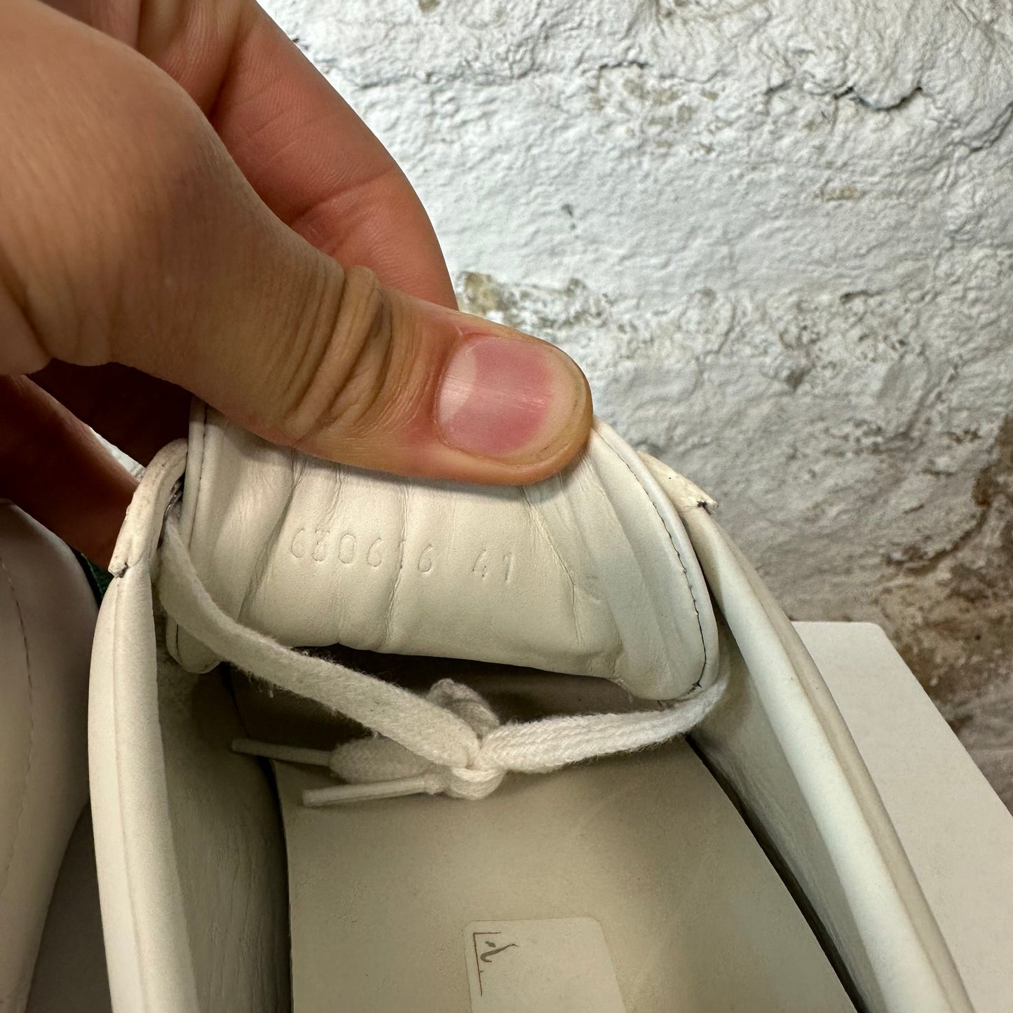 Gucci Ace Pig Cat White Sneaker Sz 8 No Box