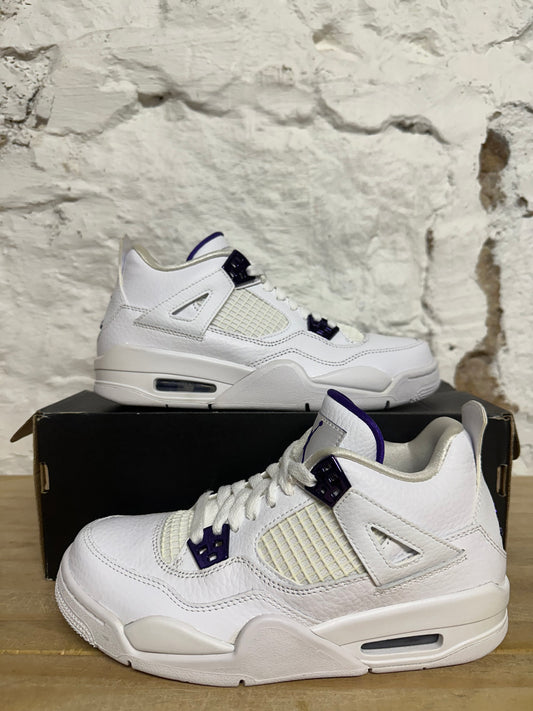 Air Jordan 4 Metallic Purple Sz 6Y DS