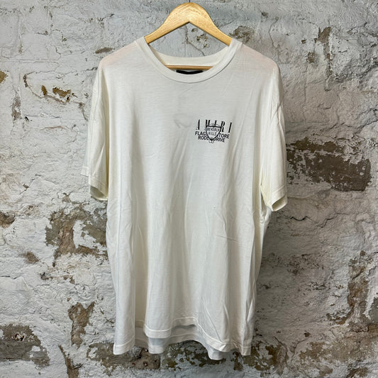 Amiri Flagship Store T-shirt White Sz L