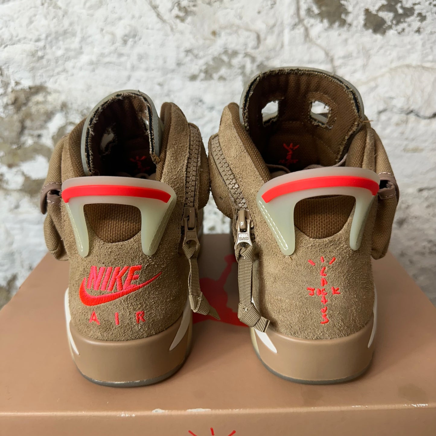 Air Jordan 6 Travis Scott British Khaki Sz 9