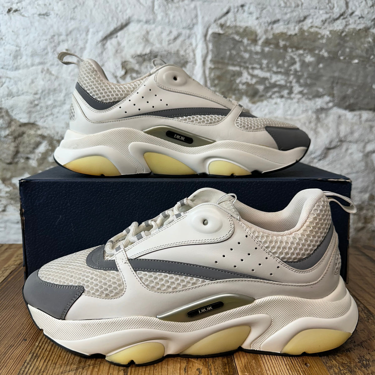 Dior B22 Grey 3M White Sneaker Sz 10 (43)