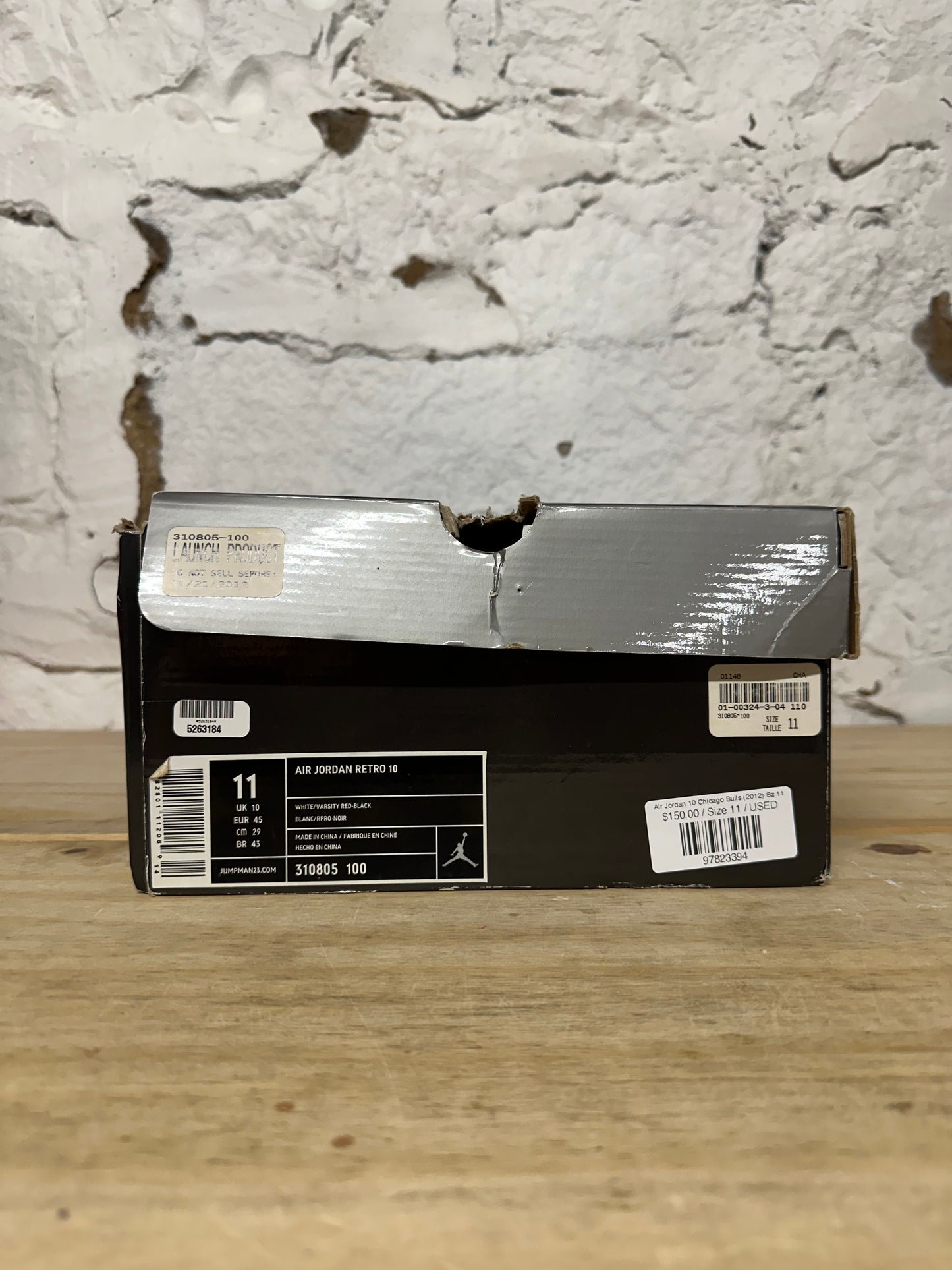 Air Jordan 10 Chicago Bulls (2012) Sz 11