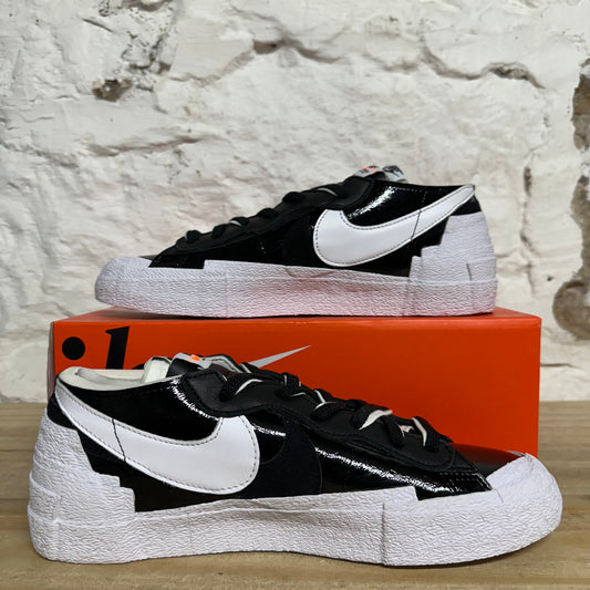 Nike Blazer Low Sacai Black Patent Sz 11 DS