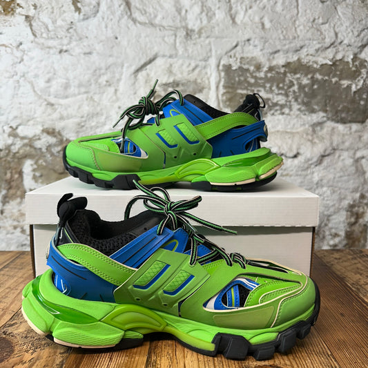 Balenciaga Track Runner Blue Green Sneaker Sz 7 (40)
