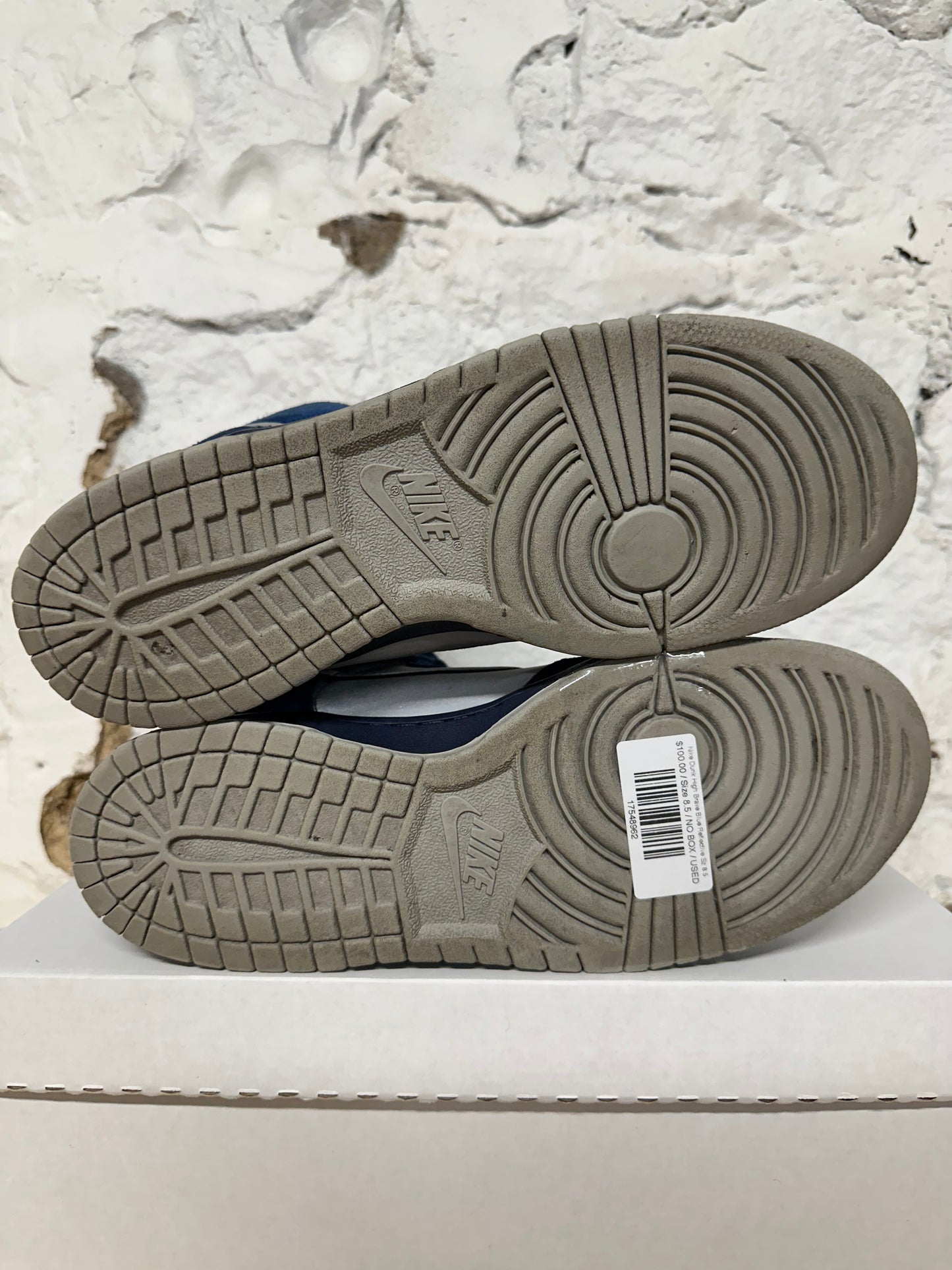 Nike Dunk High Brave Blue Reflective Sz 8.5