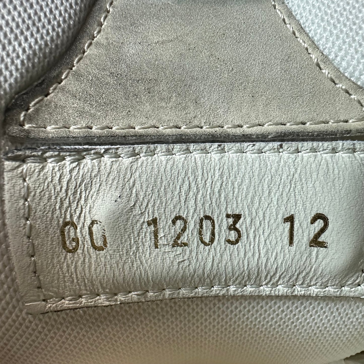 Louis Vuitton Cream White Skate Sneaker Sz 13.5 (12LV)