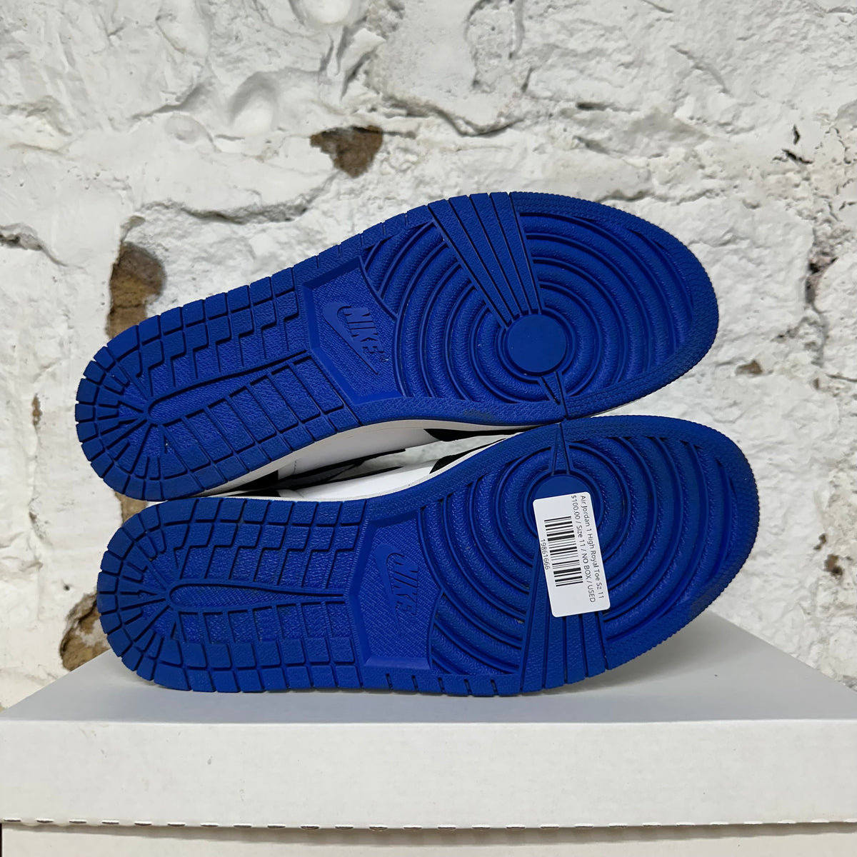 Air Jordan 1 High Royal Toe Sz 11