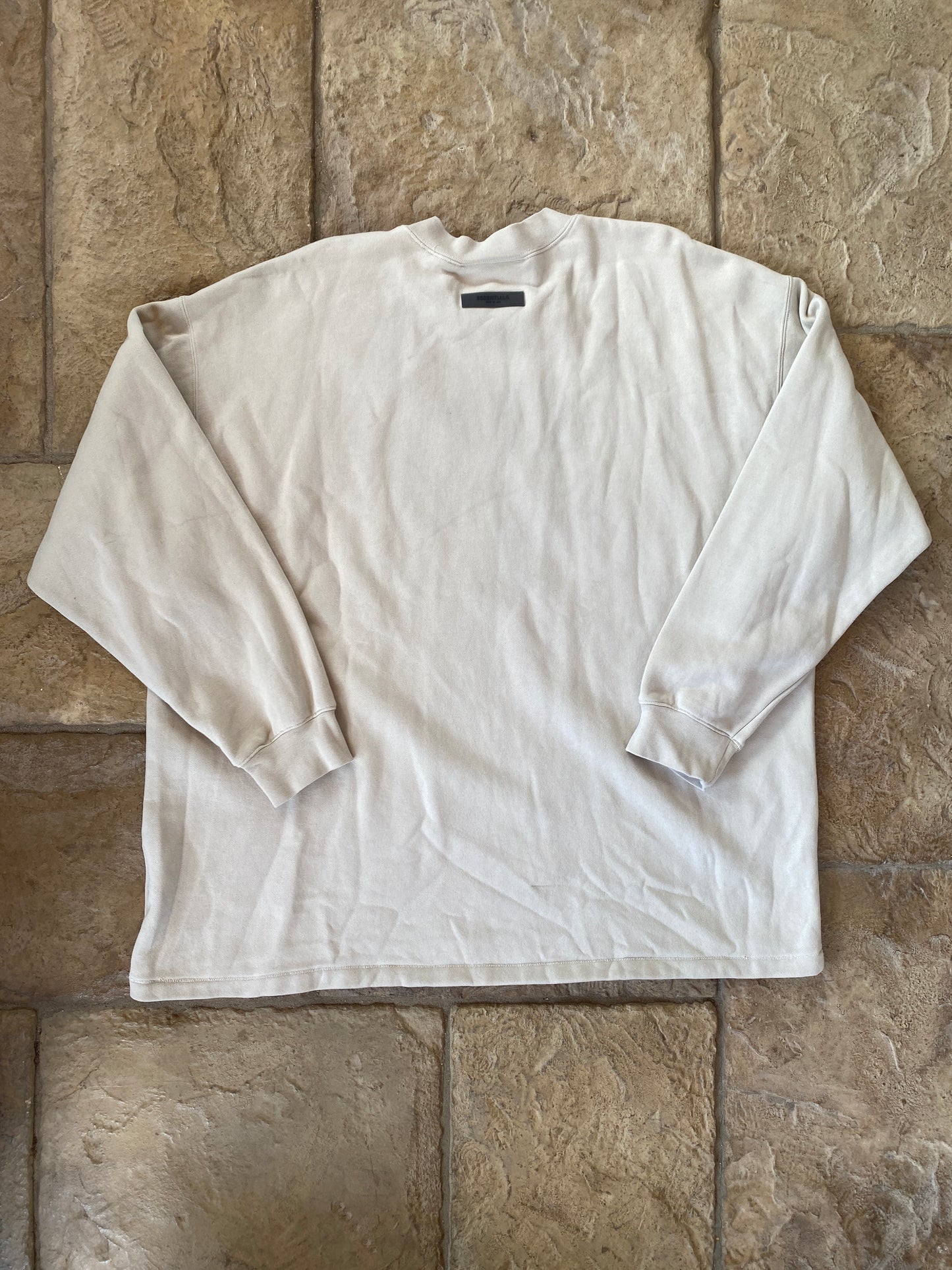 Fear of God Essentials Tan Crewneck Sz XL